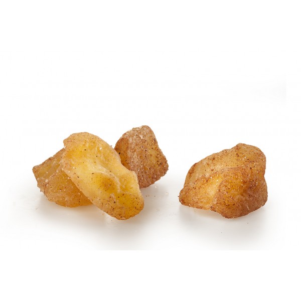 with sugar - dried fruits - APPLE DRIED WITH CINNAMON WITH SUGAR
